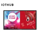 HUSHIDA High Quality indoor wall mount LED advertising player digital advertising display board