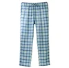 OEM Wholesale men homewear long pants men leisure wear 100% cotton plaide sleep pants