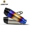 Universal Motorcycle Exhaust Pipe Escape Muffler Laser marking For Dirt Pit Bike Scooter ATV Quad
