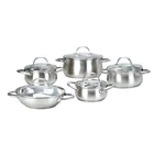 Stainless Steel Cookware Jiangmen Frying Pan Home Accessories Kitchen Steel Cookware Set