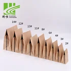 Food grade Packaging Flat Block Bottom Resealable Kraft Paper Bag For Coffee bread snack with logo