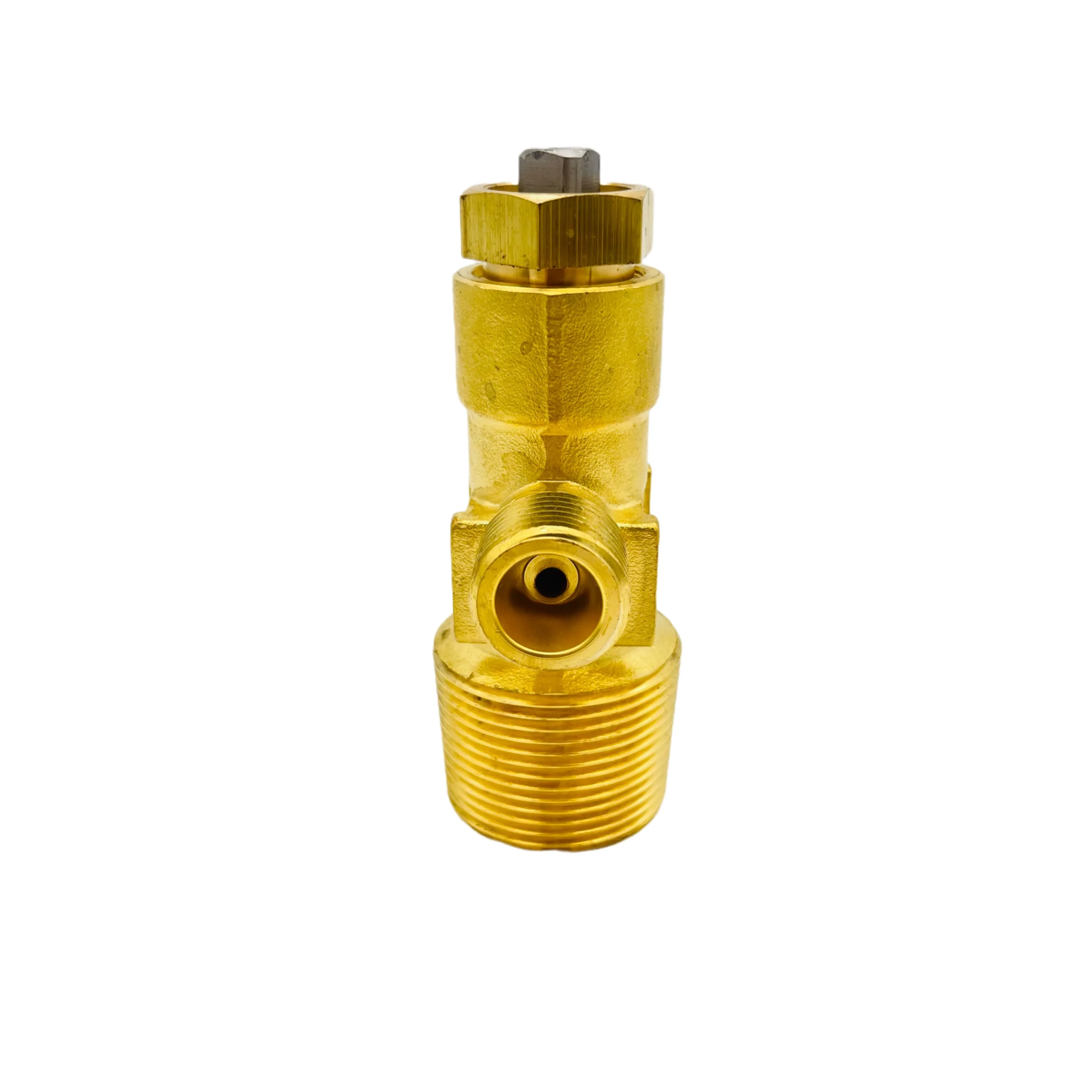 Flapper Type Oxygen Cylinder Valve Cga Series Stainless Steel Valve