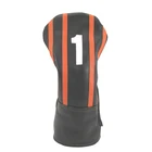 Golf Factory Price Golf Event Customized Brand Logo Pu Leather Applique Golf Club Head Cover