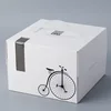 Cheap cardboard cake box with window and handle
