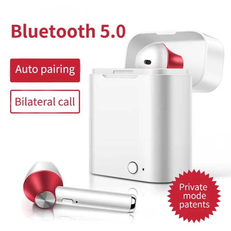 D012 TWS Wireless Sports Bluetooth 5.0 Stereo Earphone Running Sport Bass Headset Bilateral Call Automatic Pairing Headphone - ANKUX.COM