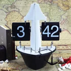 Home 2020 New Special Gift Hot Selling Popular Digital Boat Home Decor Clock Digital Desk Table Clock