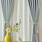Pinch pleated curtain thick fabric curtains for the living room luxury chenille hangzhou factory
