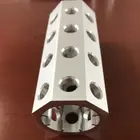 3003 5052 6061 7075 7005 grade aluminum profile hexagonal aluminum tube for construction and industry