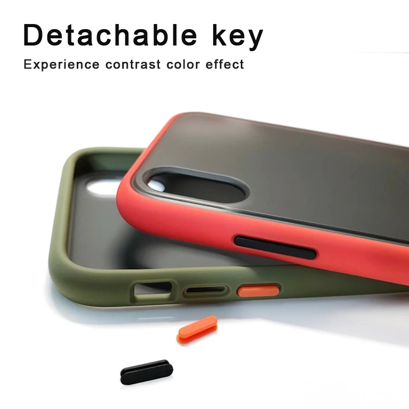2019 Best Suitable Phone Cases For Huawei P30 PRO Frost 2 in 1 Mobile Covers Contrast Color Key Design For Y9 2019 Case
