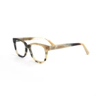 Natural Buffalo Horn Eyeglass Frame Glasses