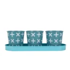 Metal Plant Pot Metal Plant Pot With Tray Hot Sale Modern Decorative Metal Plant Pot With Tray