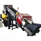 Plastic pet bottle recycling cold washing and hot washing machine