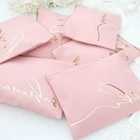 Cosmetic 2020 Best Selling Custom Eco Friendly Recycling Canvas Cosmetic Bag Cotton Women Make Up Brush Bag