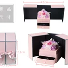 2019 Best Seller Luxury Rose Ring Box Preserved Rose Ring Box Eternal Rose Jewel Case