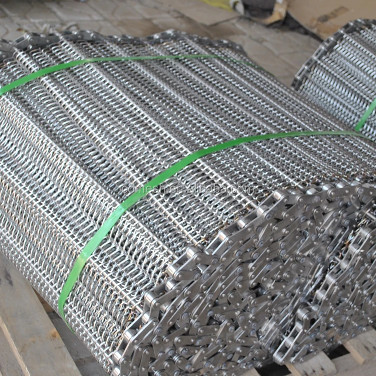 Food Grade 304 Stainless Steel Chain Link Spiral Wire Mesh Conveyor