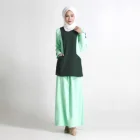 Colors Matching Maxi Dress Long Sleeve Muslim Dress Plus Size Girl Names Muslim islamic clothing abaya muslim dresses