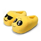 Winter Slippers Unisex Winter Warm House Slippers Funny Cotton Slippers Slip-on Women Bedroom Indoor Shoes