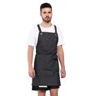 Artist Cool Men Designer Barber Barbershop Grilling Man Barbecue Carpenter Work Waxed Canvas Tool Apron