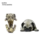 fashion dog jewelry pug dog ring pet accessories