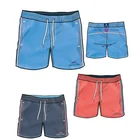 Quick dry breathable custom premium plus size swim shorts plain surf board shorts Canada