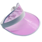 Fashion Plain Plastic Sun Visor Cap For Baby Wholesale