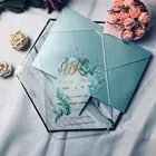 Graphic Customization Wedding Invitation 2019 TOP Grade Luxury Custom High Quality Acrylic Wedding Invitation