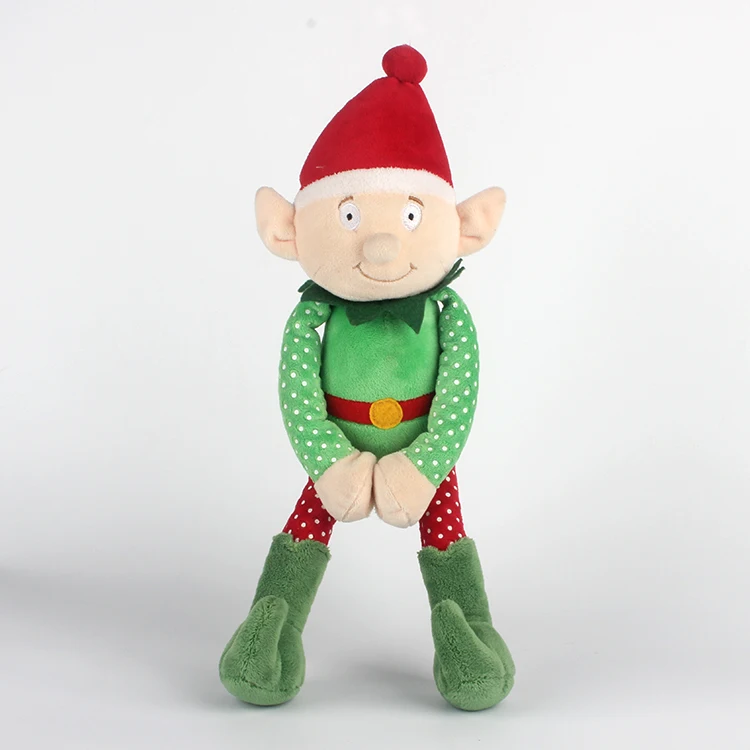 new design boy girl xmas gift lovely christmas elf plush toy