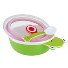 Animal Shaped Bowl Automatic Sterilization Plastic Bowl With Lid For Kids