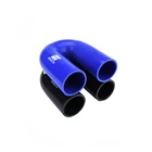 Heat resistant U shape silicone hose Food grade 180 degree elbow silicon heater hose