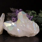 Home Furnishing High Quality Clear Crystal Quartz Angel Aura White Cluster