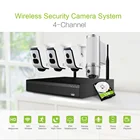 FREECAM Professional 4mp home security Alarm nvr kit cctv system wireless