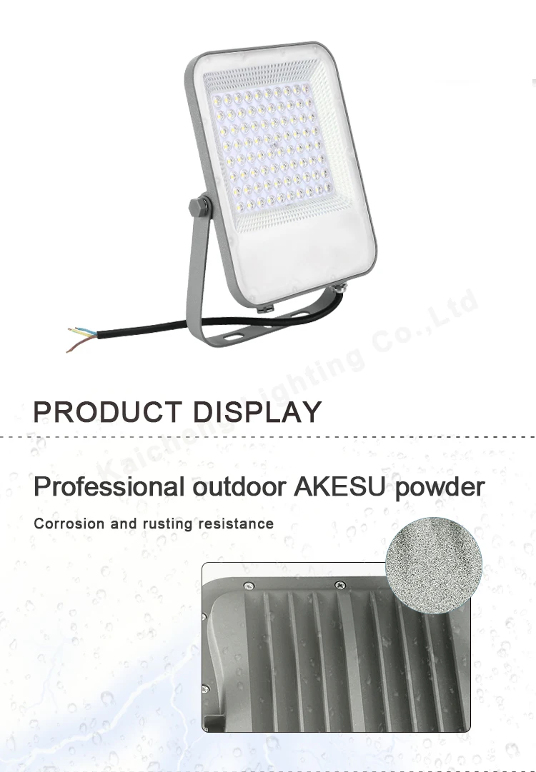Deporte de la vivienda de Alminum que enciende la luz de inundación al aire libre de la prenda impermeable LED del poder más elevado 150W