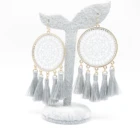 Handmade Bohemian Earings Handmade Handmade Fashion Ladies Circle Dangle Bohemian Tassel Earrings