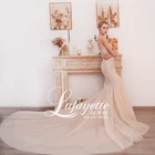 Mermaid Sweetheart Beaded Lace Wedding Gown