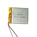 403035-380 401020 small 3.7v 450mah lion lithium polymer battery ion pack bag for detector bicycle ebike