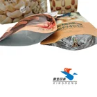 Foil Stand Up Pouch For Glossy Foil Lined Stand Up Pouch With Tear Notch For Food