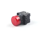 HUAWU lift push button switch with LED lamp 220v Indicator light LED momentary led push button switch