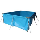 Flexible water storage tank plastic fish farming tank 100L 500L 1000L 5000L 10000L
