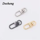 Bag Accessories Gold Nickle Purse Dog Snap Swivel Hook With Round Swivel Eye Ring