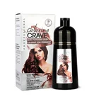 Washing Hair Dye Shampoo Natural No Ammonia Black Brown Purple Color For Silver