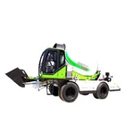 Graphic Customization HUAYA Brand Self Loading Concrete Mixer Truck with Double Front Tires