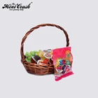 Natural confectionery halal sour candy in plastic bag packing