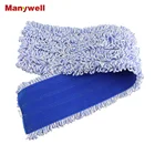 china supplier mop head refill microfiber,flat mop pad for wet or dry cleaning