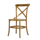 Wholesale Kitchen Chair Solid Oak Wood Cafe Dining Chair With Foot Rest Circle