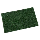 Green Color Outdoor Artificial Grass Rug