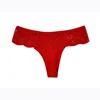 China supplier hot panties red women lace transparent g-string thong underwear female panties