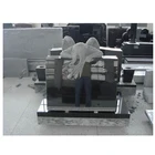Tombstone Carving Tombstone Prices Cheaper Pure Black Granite Angel Tombstone Carving Monument