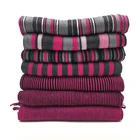 Amazon Hot Sale 100% Acrylic Stripe Raschel Yarn Dyed Neckwear Luxury Scarf