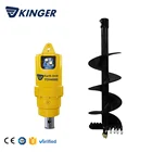 Earth Auger Agricultural Garden Tool YDH2500 excavator hydraulic sand auger drilling machine