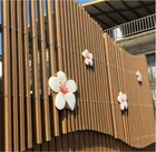 Composite 60*42mm Eco-friendly Wood Plastic Composite Wpc Hollow Timber Tube For Wall Decoration Partition